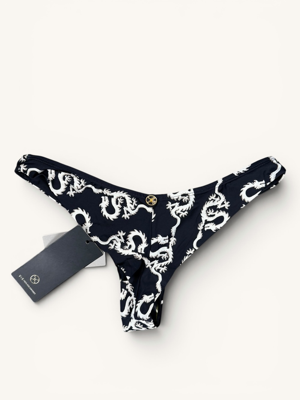 NWT VIX Dragon Print Cheeky Bikini Bottom Size M